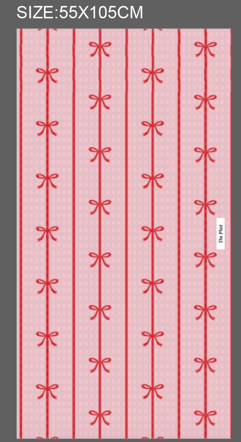 Bow Stripe Hair Wrap